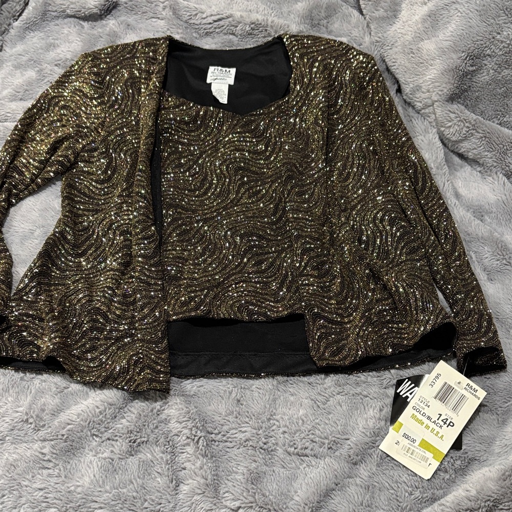 R&M Richards Elegant Black Jacket